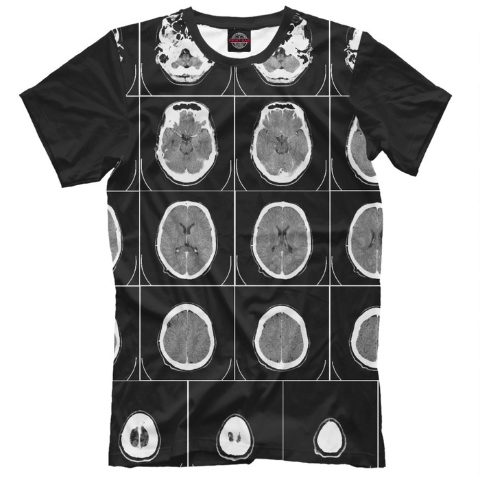 Футболка для мальчика "Компьютерная томография" , рост 146 см  VRC-167732