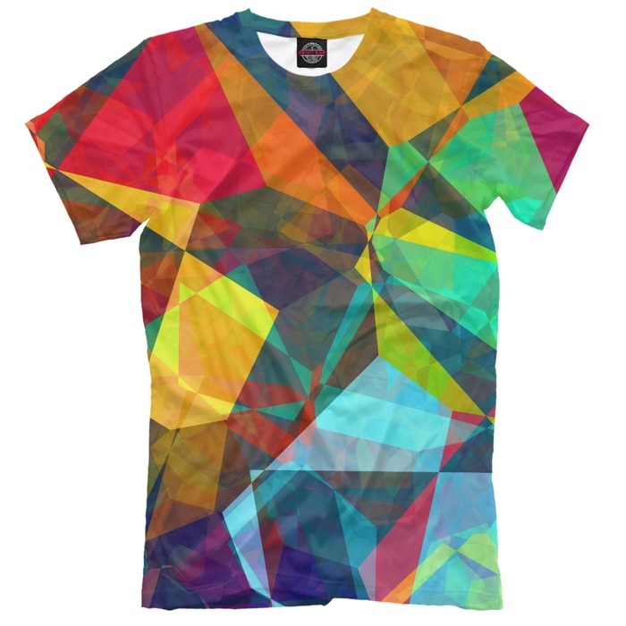Футболка для мальчика "Мозаика" , рост 128 см GEO-408432