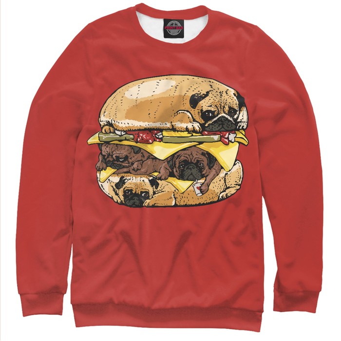 Свитшот для девочки Dog Burger , рост 140 см EDA-946534