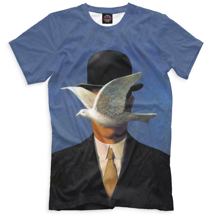 Футболка для мальчика "Рене Магритт" , рост 116 см GHI-656432