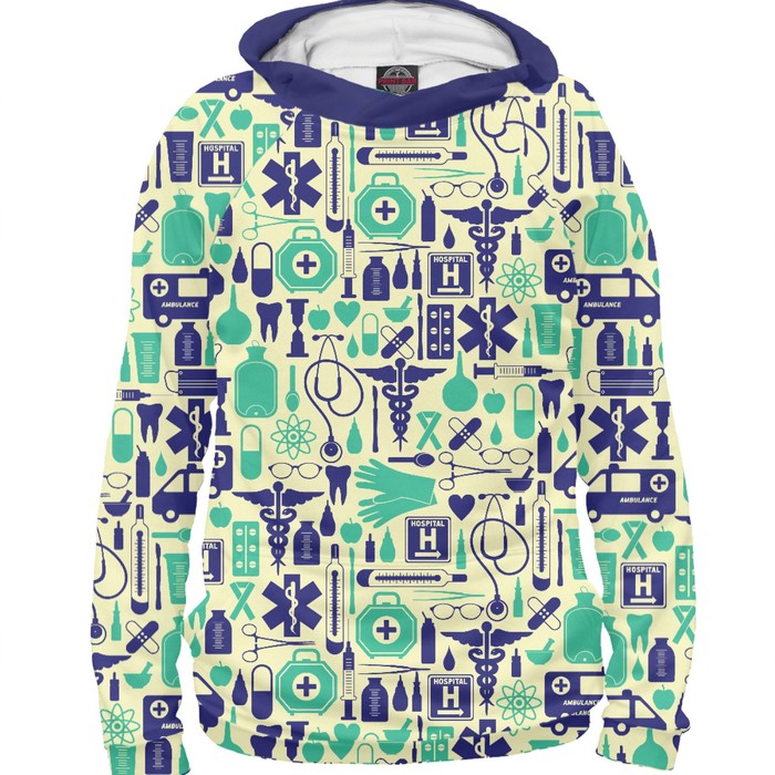 Худи для девочки "Врач" , рост 158 см VRC-770519