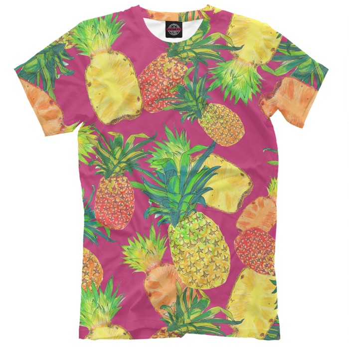 Футболка для мальчика "Ананасы" , рост 110 см EDA-498459