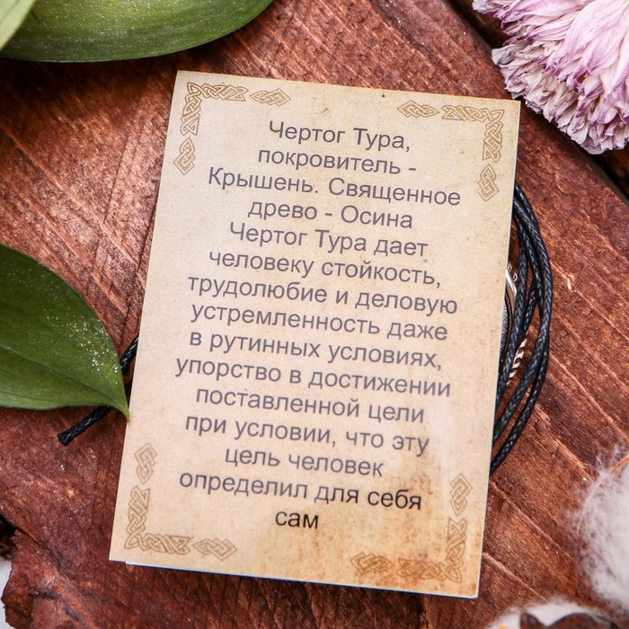 Славянские чертоги "Тур" дает человеку стойкость, трудолюбие и деловую устремленность даже в рутинных условиях, упорство в достижении поставленной цели)