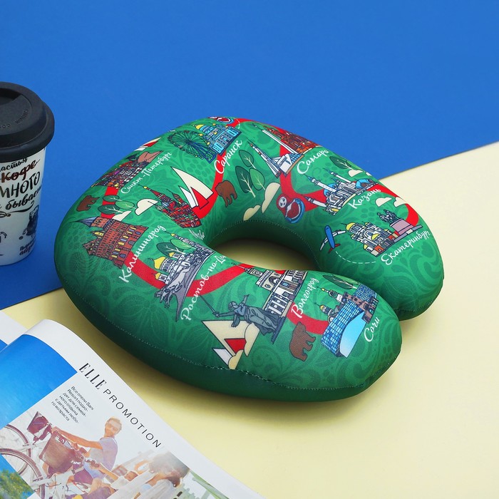 Подголовник-антистресс "Города"