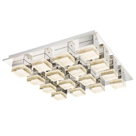 

Люстра потолочная CLUEGO 16x6Вт LED хром 65x65x11,2см