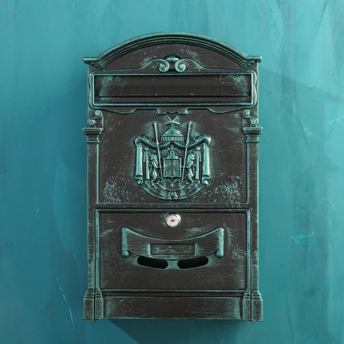 фото Ящик почтовый №4010в, зелёная патина