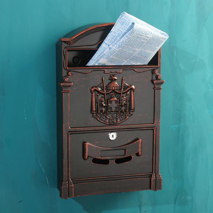 Ящик почтовый №4010В, Старая медь ящик почтовый 2002 старая медь