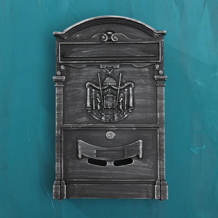 фото Ящик почтовый №4010в, старое серебро