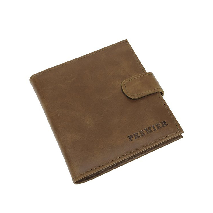 Кредитница (2 ряда), натуральная кожа, 18/36, цвет коричневый