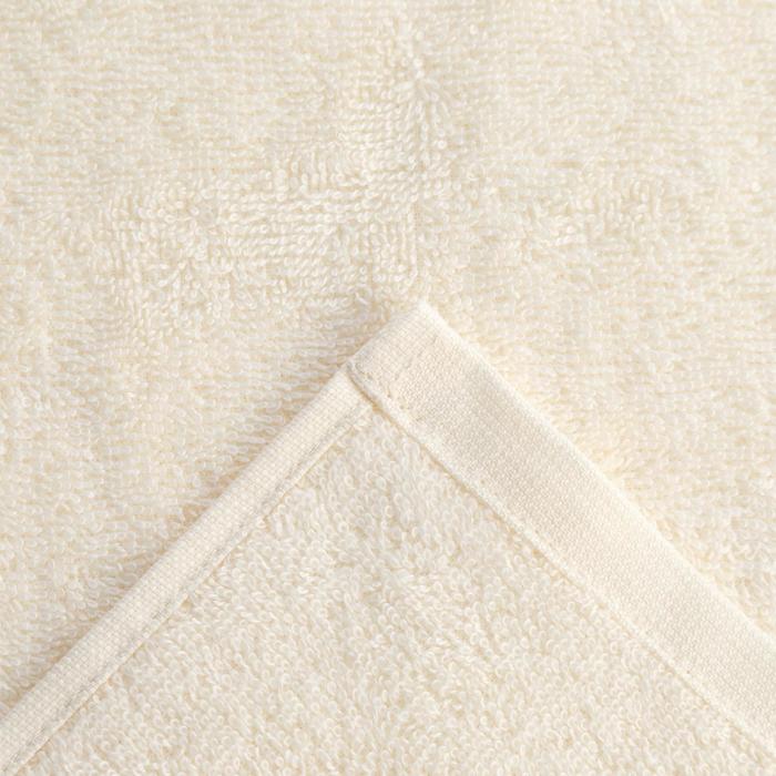 Полотенце махровое "Экономь и Я" 30х60 см, молочный 100% хлопок, 340 г/м²