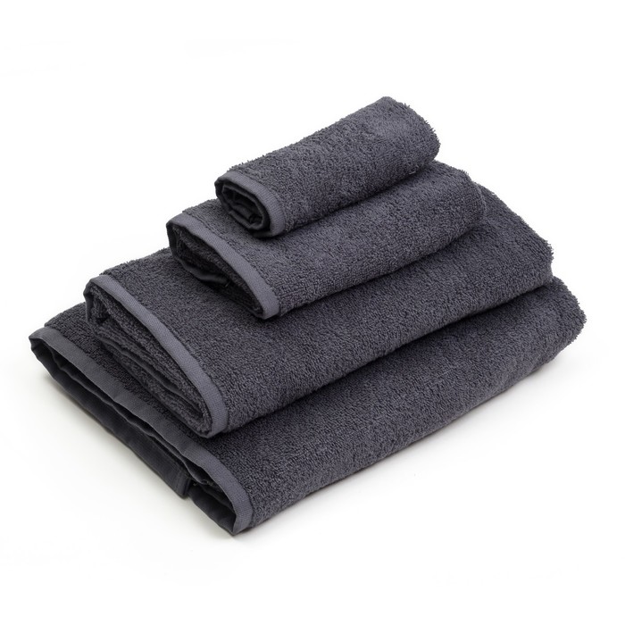 Полотенце махровое "Экономь и Я" 70х130 см, серый 100% хлопок, 340 г/м²