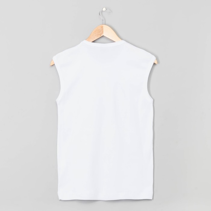 Майка мужская 326 цвет белый, р-р 42-44 (M)