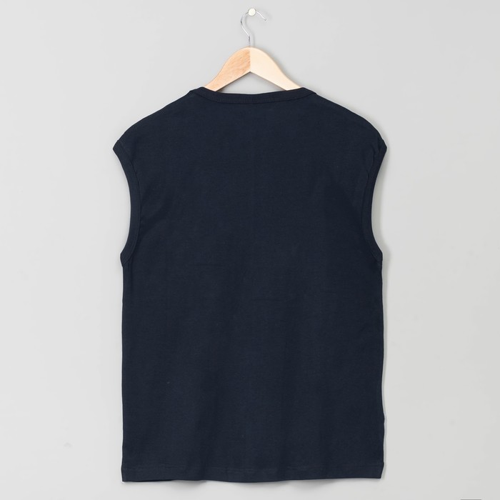 Майка мужская 389 цвет тёмно-синий, р-р 54-56 (3XL)