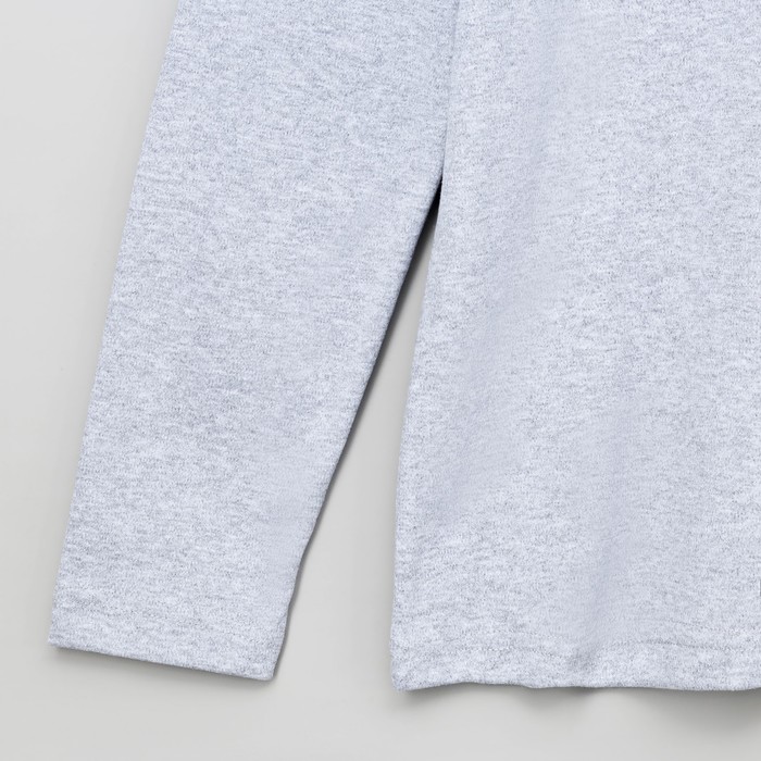 Джемпер мужской 799 цвет серый меланж, размер 62-64 (7XL)