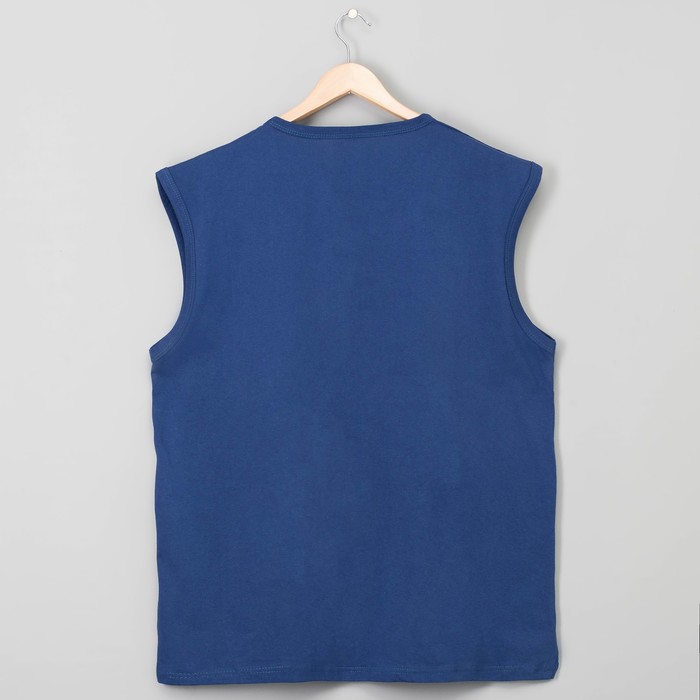 Майка мужская 1002 цвет джинс, р-р 60-62 (7XL)
