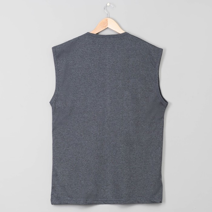 Майка мужская 1011 цвет антрацит меланж, р-р 58-60 (6XL)