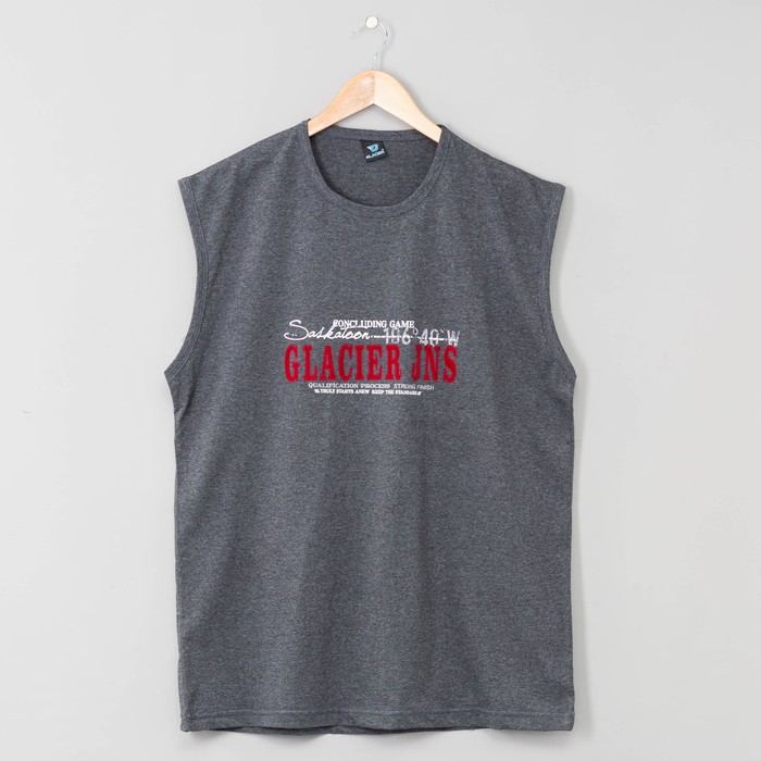 Майка мужская 1011 цвет антрацит меланж, р-р 60-62 (7XL)