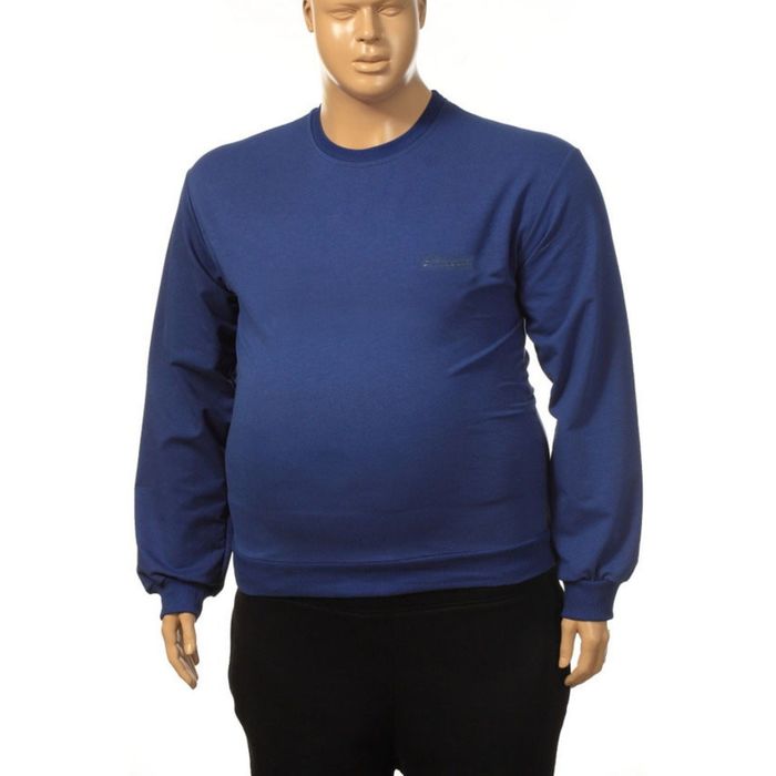 Джемпер-толстовка мужской 3020 цвет джинс, р-р 62-64 (7XL)