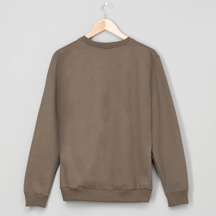 Джемпер-толстовка мужской 3073 цвет хаки, р-р 50-52 (XL)