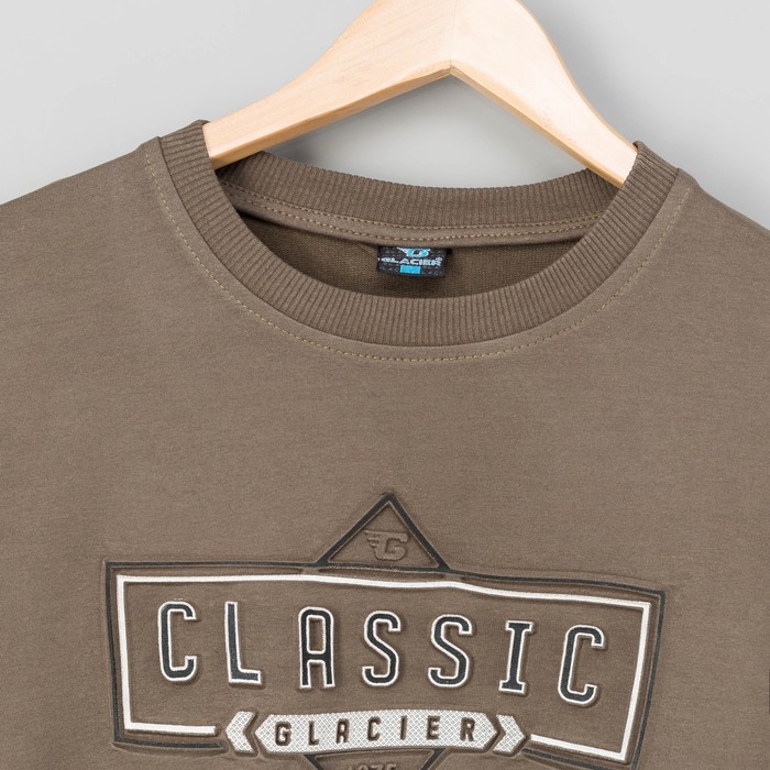 Джемпер-толстовка мужской 3073 цвет хаки, р-р 54-56 (3XL)