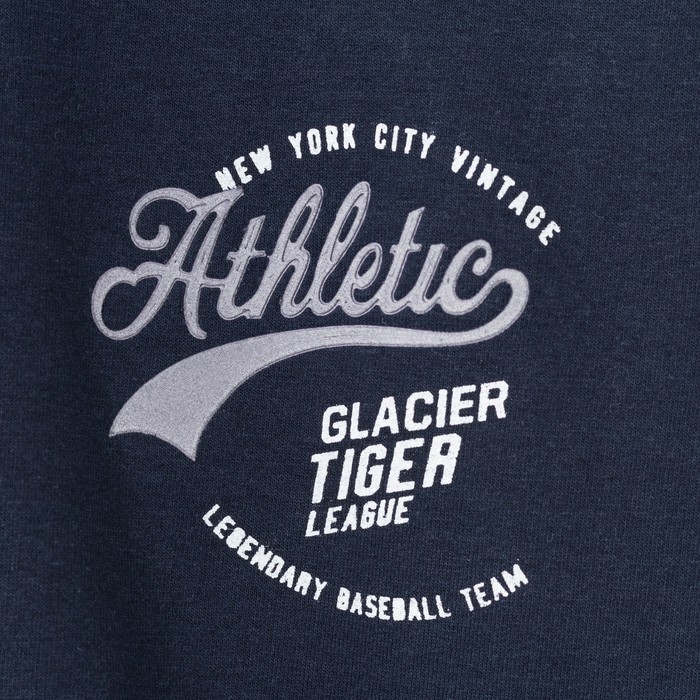 Джемпер-толстовка мужской 3074 цвет тёмно-синий, р-р 54-56 (3XL)