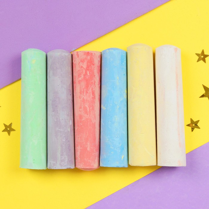 Мелки цветные для творчества My little pony, 6 цветов