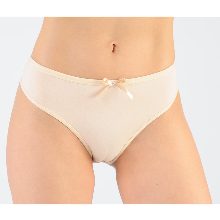 Трусы женские бразилиано si00374 цвет сливочный, р-р 44 (S)