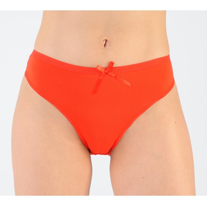 Трусы женские бразилиано si00377 цвет красный, р-р 44 (S)