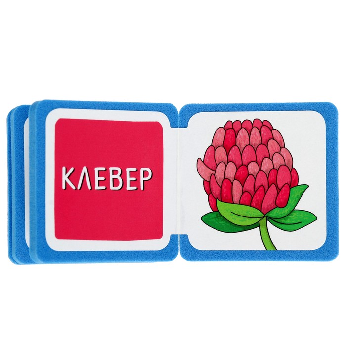 Мини-книжки EVA "Что здесь растёт? На лугу" в индивид.упак.