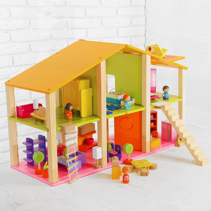 Дом для куколок , мебель в комплекте