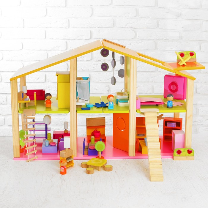 Дом для куколок , мебель в комплекте