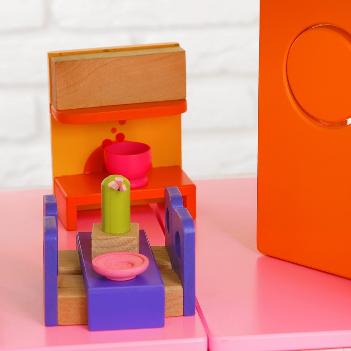 Дом для куколок , мебель в комплекте