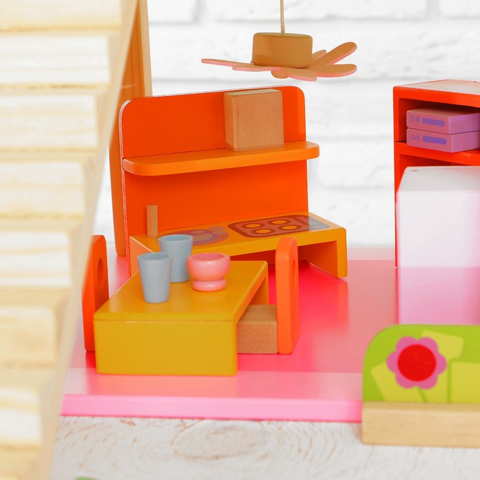 Дом для куколок , мебель в комплекте