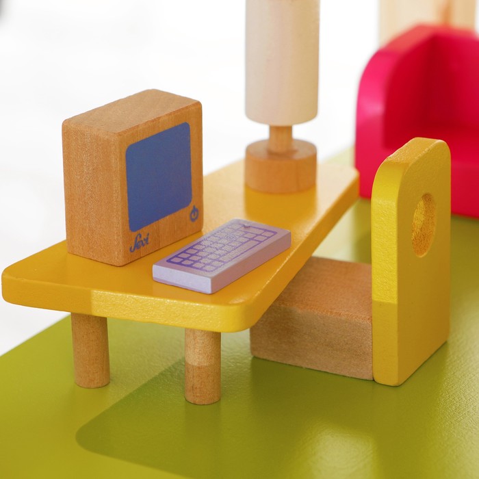 Дом для куколок , мебель в комплекте