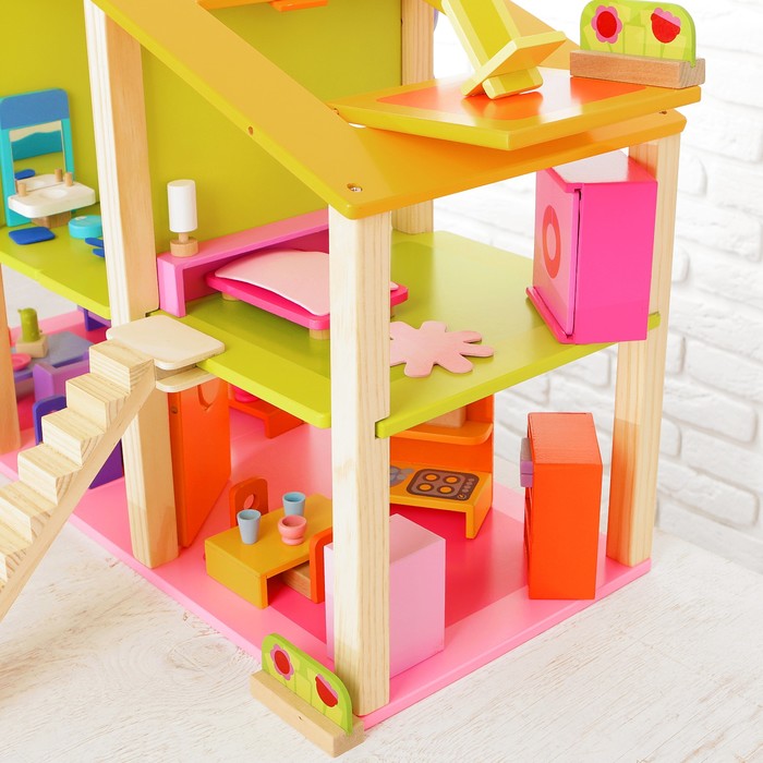 Дом для куколок , мебель в комплекте