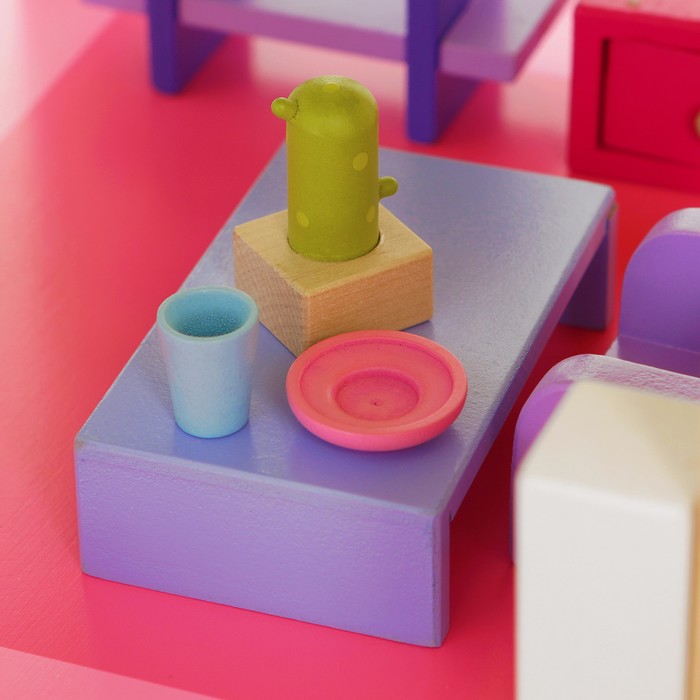 Дом для куколок , мебель в комплекте