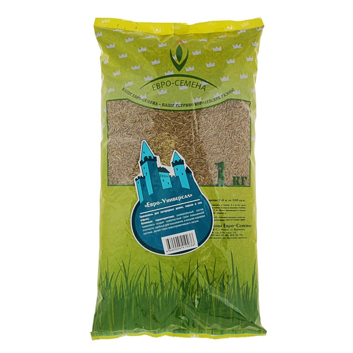 Семена Газонная травосмесь "Евро-универсал", 1кг