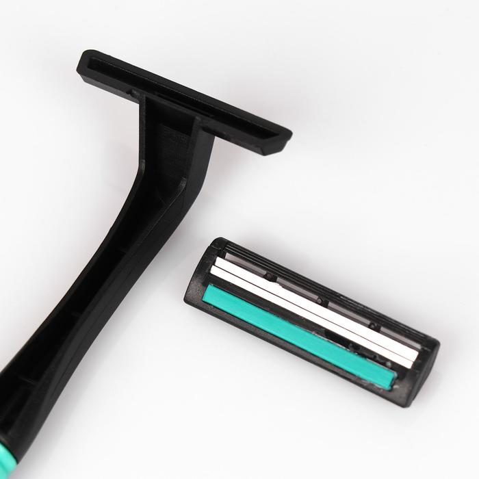 Станок для бритья c 5 сменными кассетами LuazON и 2 лезвиями с увлажняющей полоской