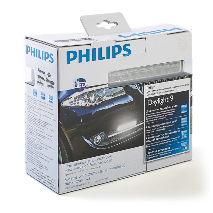 Дневные ходовые огни Philips Led DayLight9, 12 В, 12831 WLED 12V X1