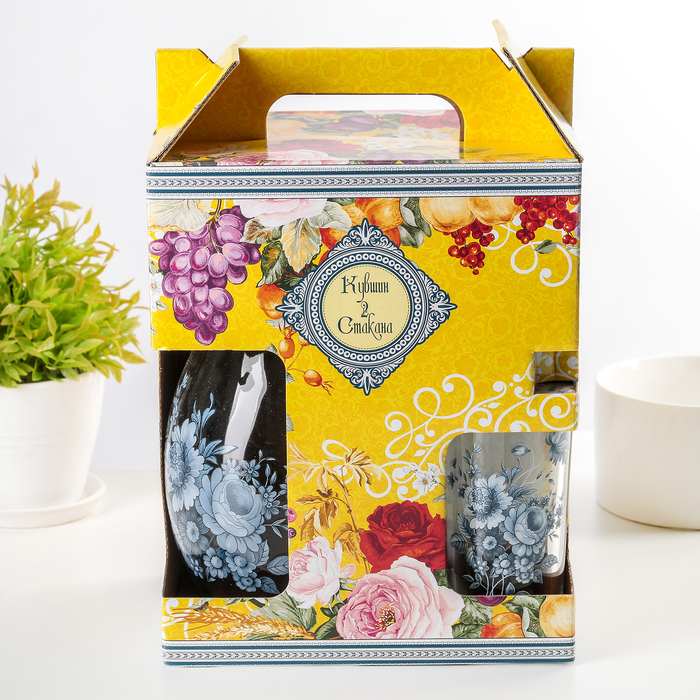 Набор питьевой "Саксония": кувшин 1,5 л, 2 стакана 250 мл