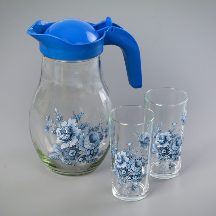 Набор питьевой "Саксония": кувшин 1,5 л, 2 стакана 250 мл