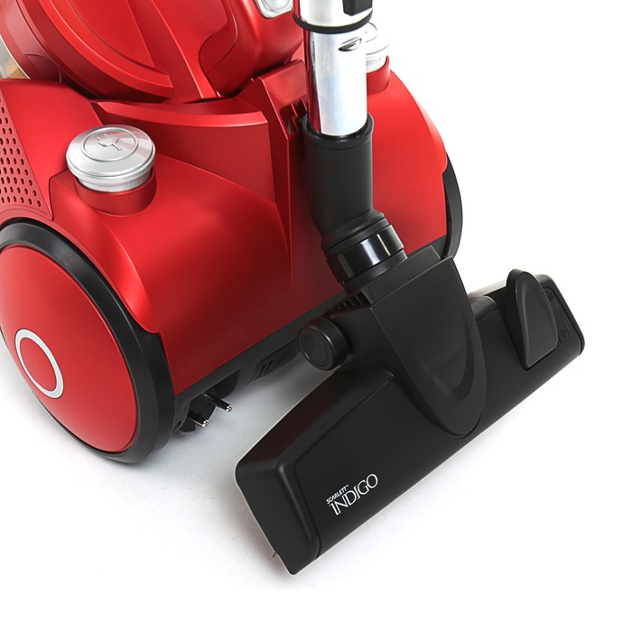 Пылесос Scarlett IS-VC82C07, 1400 Вт, мультициклон 2.0 л, щетка, красный