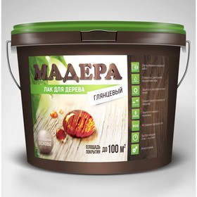 

Лак для дерева акриловый Мадера 1,8л