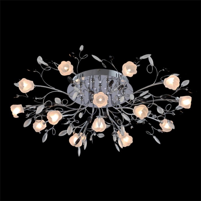 Люстра Ariadna 16x20Вт G4 хром 84x84x25см