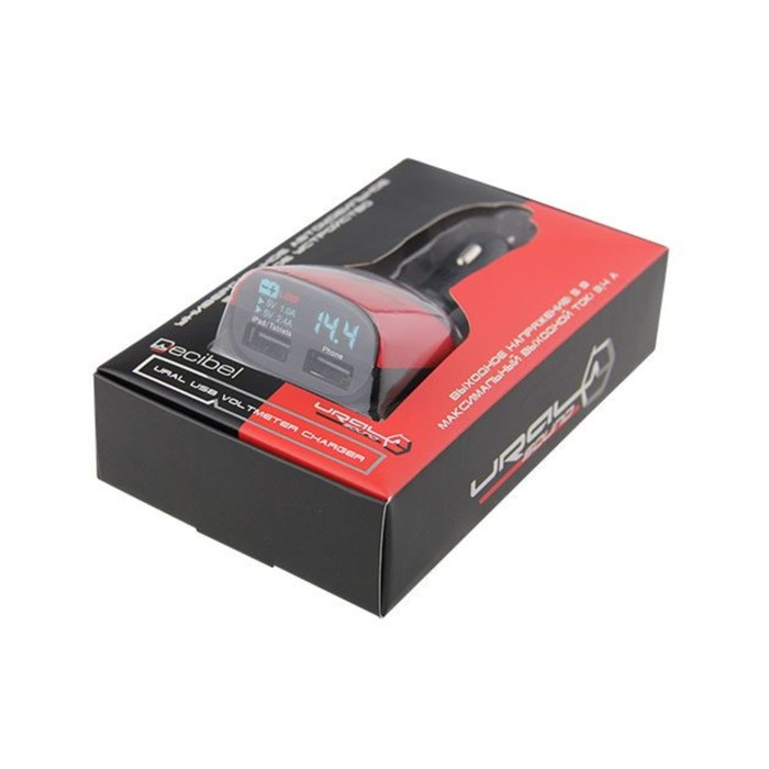 Вольтметр + зарядное устройство Ural USB Voltmetr Charger