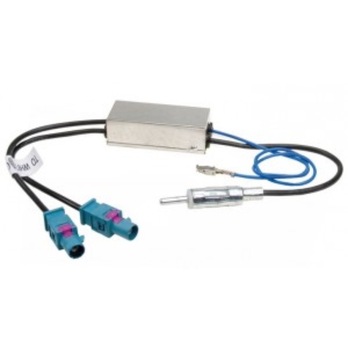 Антенный переходник Intro ANT-3 ISO VW, с питанием двойной