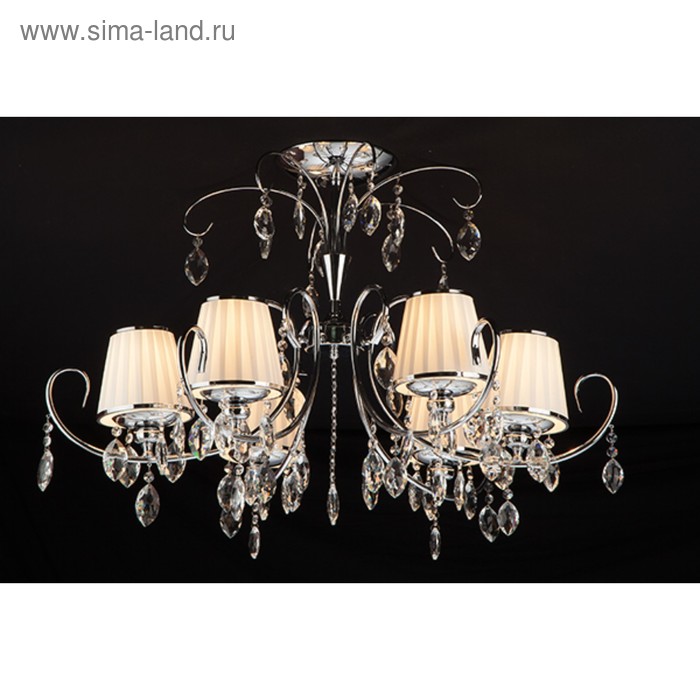 Люстра Rosalva 6x40Вт Е14 хром 885x885x58 см 22200₽