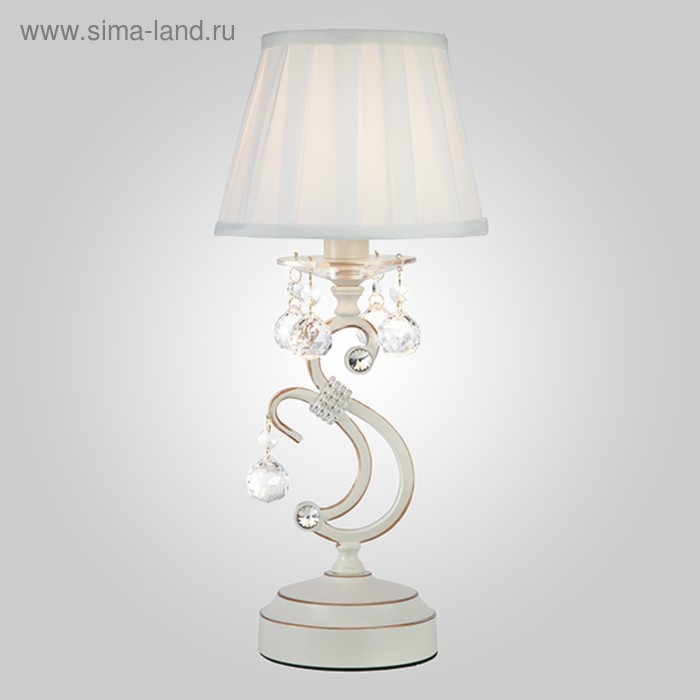 Настольная лампа Ivin 1x40Вт Е14, белый 19x19x42 см