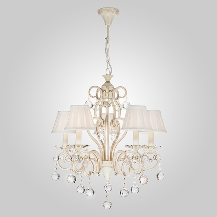 Люстра Ivin 5x40Вт Е14 белый 55x55x100см