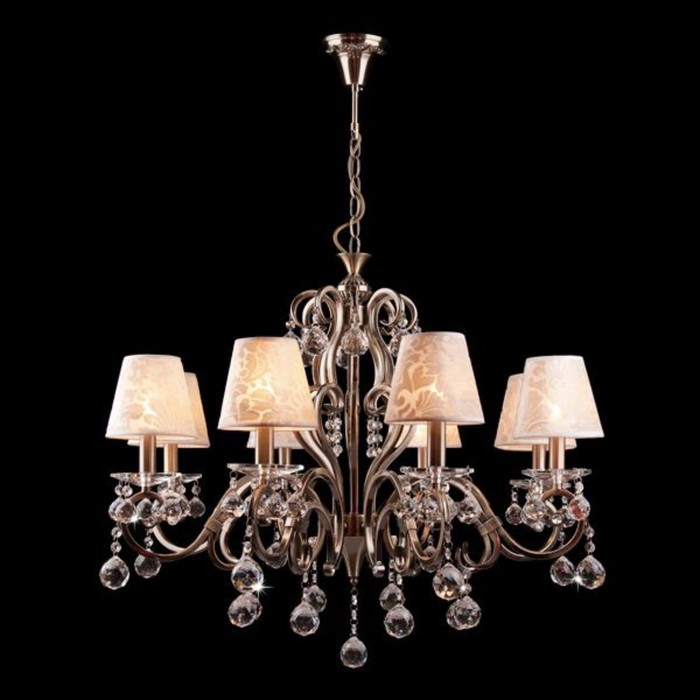 Люстра Eileen 8x40Вт Е14 бронза 77x77x100см